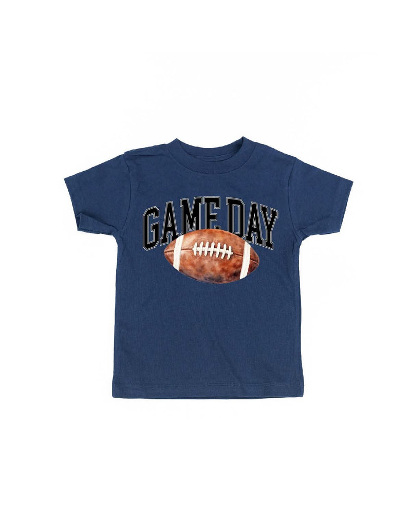 Watercolor Football - Game Day - Child Tee