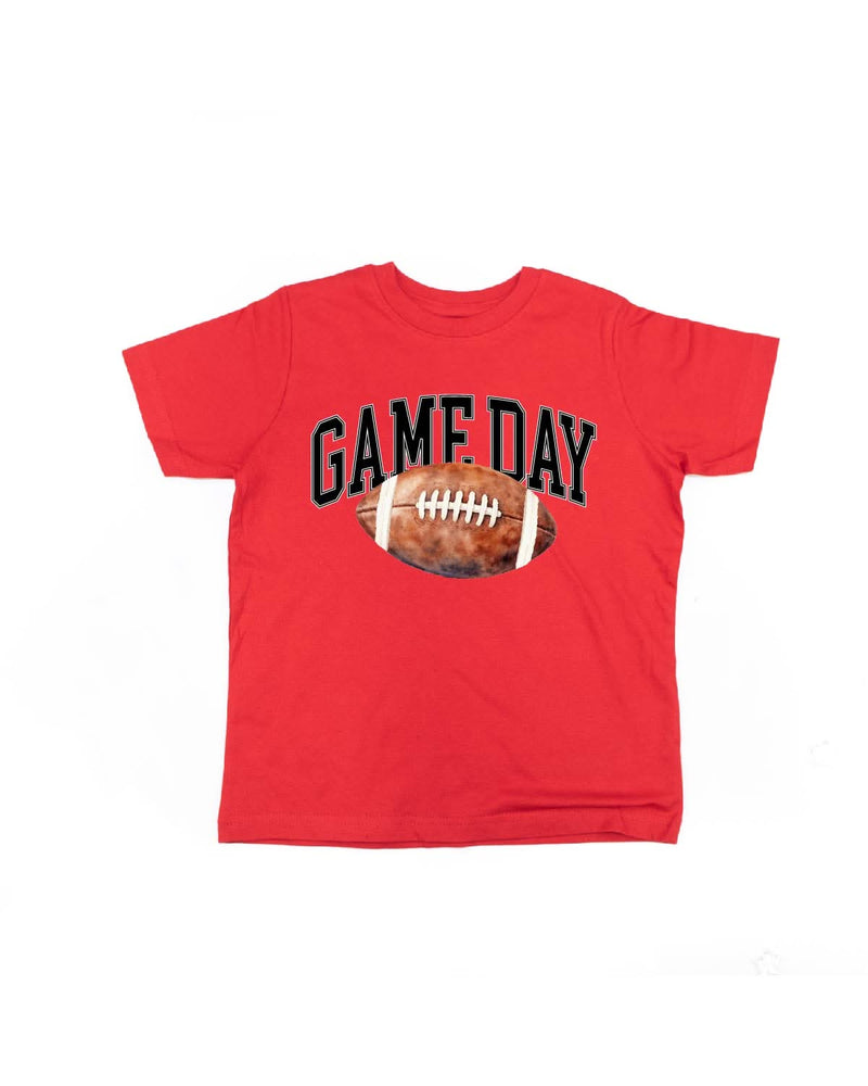 Watercolor Football - Game Day - Child Tee