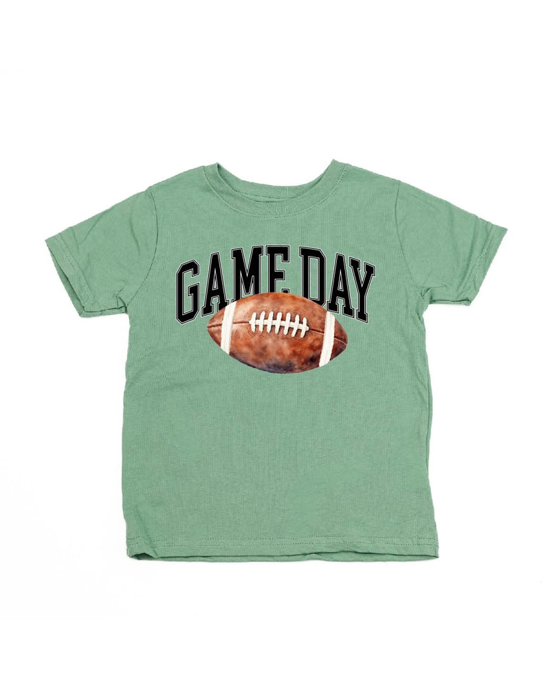 Watercolor Football - Game Day - Child Tee