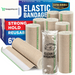 High-Performance Elastic Bandage Wrap - 6 Pack (2X2In, 2X3In, 2X4In) - Self-Closing Strong Compression Bandage Wrap for Feet, Ankles, Wrists, and Knees