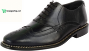 Mens Tread Design Genuine Leather Lace up Oxford Dress Shoes