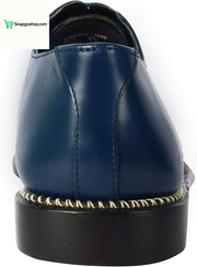 Mens Tread Design Genuine Leather Lace up Oxford Dress Shoes