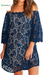 Women'S off Shoulder Lace Shift Loose Mini Dress