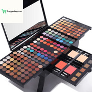 Professional Makeup Kit for Women with Mirror All in One Makeup Gift Set for Teens 180 Color Eyeshadow Palette 2 Blush 2 Powder 1 Eyeliner 4 Eyebrow Make up Sets Matte Shimmer Mixing Pallet Eye Shadow