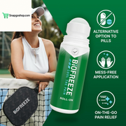 Roll on Pain Relief for Knee, Neck, Hip, Joint, Shoulder, & Simple Backache, Arthritis Pain Reliever, Sore Muscle Relief, Roll on Menthol Gel 3 Fl Oz (Pack of 3)