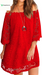 Women'S off Shoulder Lace Shift Loose Mini Dress