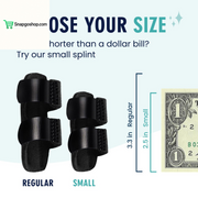 Trigger Finger Splint - 2 Ct - Mallet Splint & Brace for Arthritis, Injury, & Sprain - Fits Index, Middle, & Ring Fingers - Adjustable for All-Day Comfort - Doctor-Developed