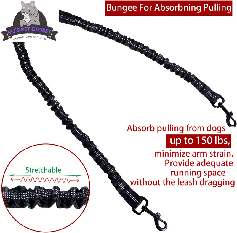 Walk Your Dogs in Style! 🐾✨ Check Out Our 360° Swivel Double Dog Leash - No Tangles, Maximum Comfort! Perfect for Two Pups Up to 200lbs! 🐶❤️