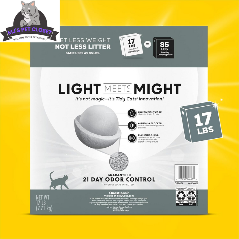 Say goodbye to messy litter boxes! 🐾✨ Check out Purina Multi Cat Low Dust Clumping Cat Litter - Lightweight & Powerful 4-in-1 Strength in a 17 lb box! Perfect for multi-cat households! 🐱❤️