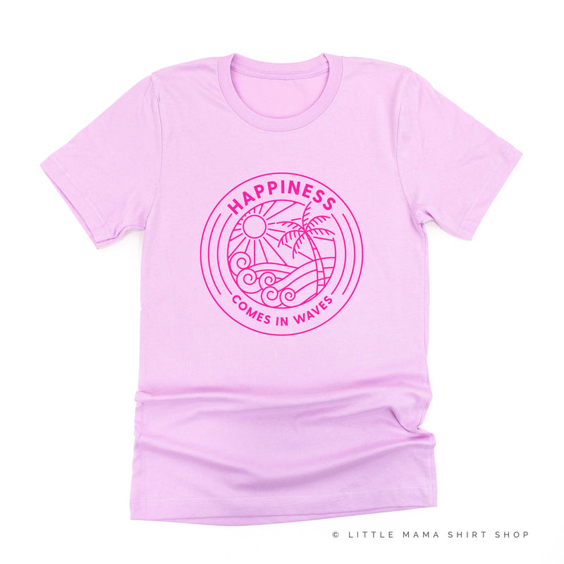 HAPPINESS COMES IN WAVES - Unisex Tee