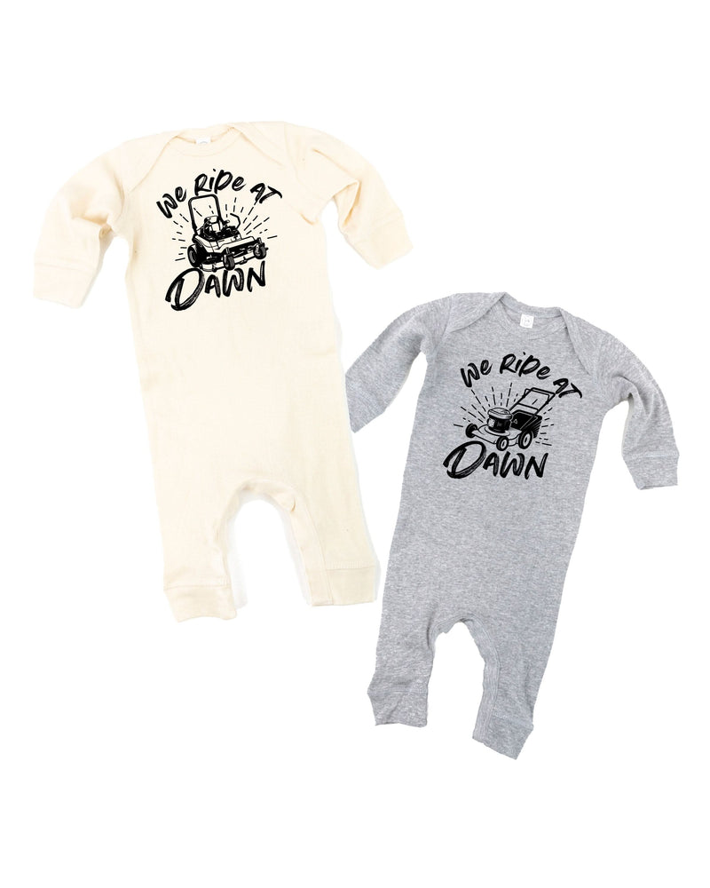 We Ride at Dawn - (Choose Your Mower) - Baby Sleeper