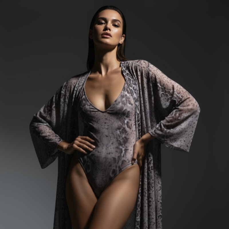 Luxe Beach Kimono / SNAKE