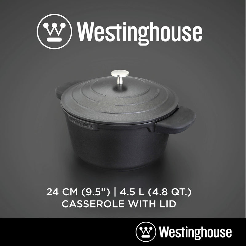 Non-stick Dutch Oven, Cast Aluminum, 4 Qt., 9.4" (24cm)