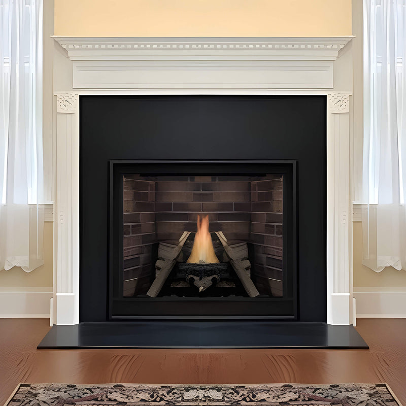 White Mountain Hearth (Empire) Tahoe 36-Inch Clean Face Direct Vent Natural Gas Traditional Premium Fireplace [DVCP36BP30N/70N] (SAK26519)