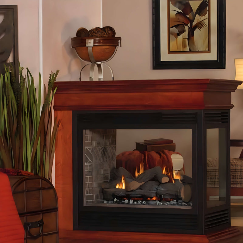 White Mountain Hearth (Empire) Tahoe 36-Inch Propane Gas Direct Vent Premium See Through Fireplace [DVP36SP32EP] (SAK86420)