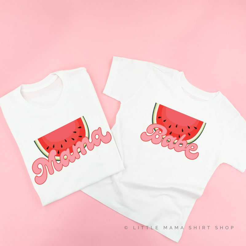 Mama/Babe Fruit - (Choose Your Fruit) - Set of 2 Matching Tees