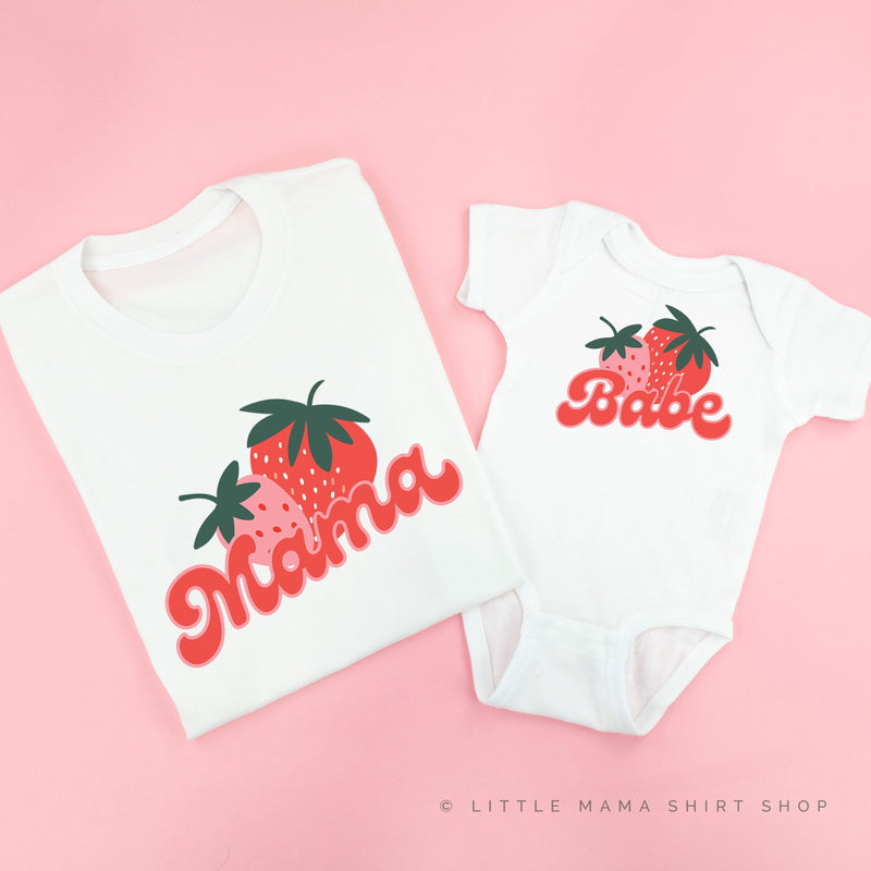 Mama/Babe Fruit - (Choose Your Fruit) - Set of 2 Matching Tees