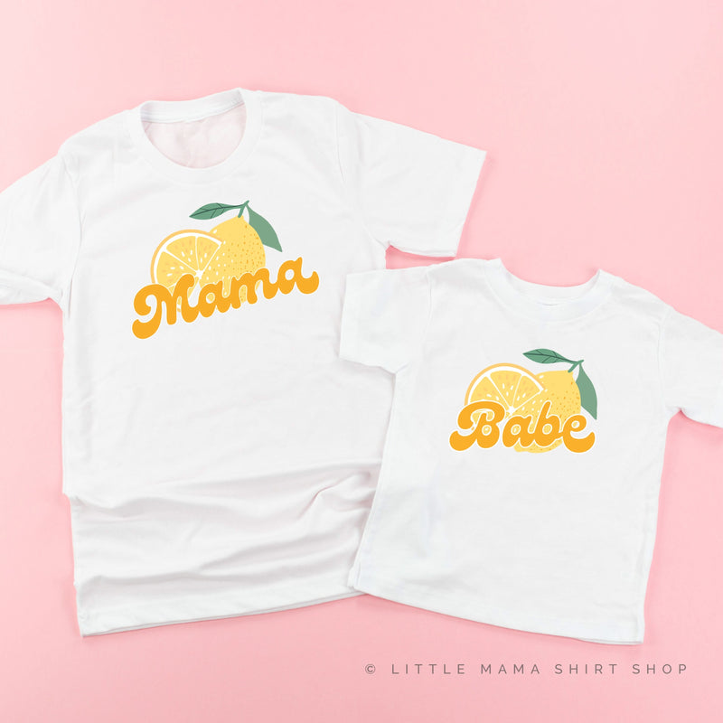 Mama/Babe Fruit - (Choose Your Fruit) - Set of 2 Matching Tees