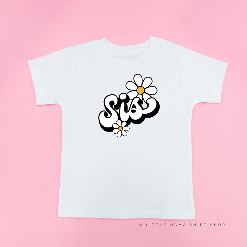 Daisy - Sis - w/ Full Daisy on Back - Child Tee