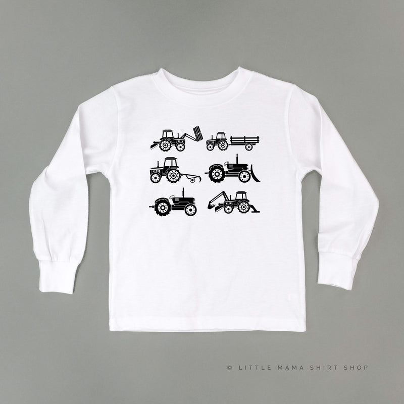 6 Tractors - Child Long Sleeve Tee