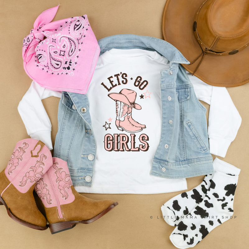 Let's Go Girls - (Cowgirl) - Child Long Sleeve Tee