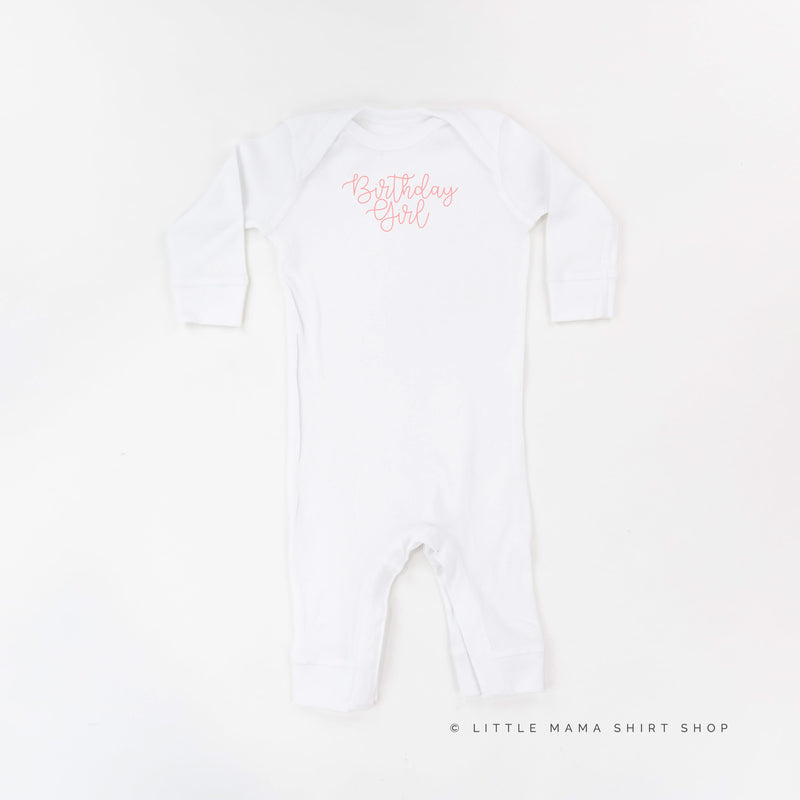 Birthday Girl - New Cursive - Baby Sleeper