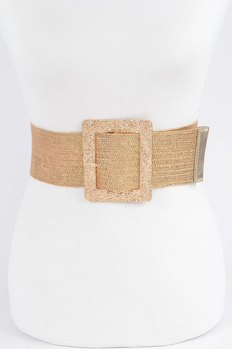 Wide Metal Buckle Plus Size Belt