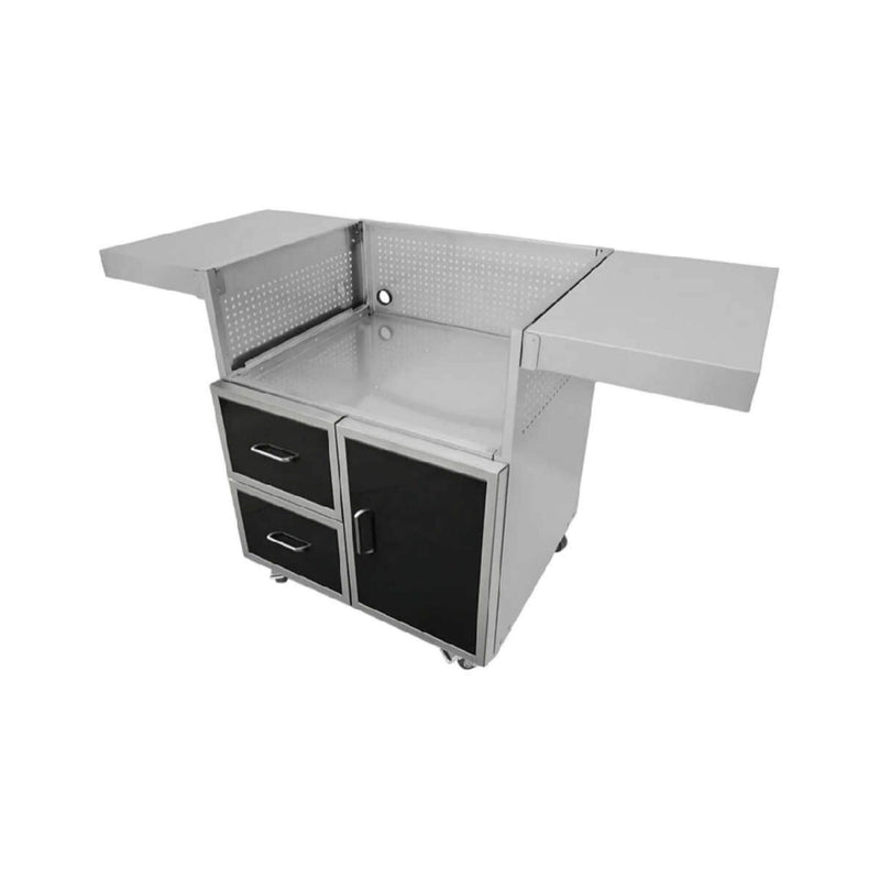 Wildfire Outdoor Living Black Stainless Steel Outdoor Grill Cart (SAK98231)