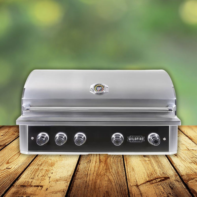 Wildfire Outdoor Living Ranch Pro 304 Stainless Steel Natural Gas Grill, 42" (WF-PRO42G-RH-NG) (SAK18476)