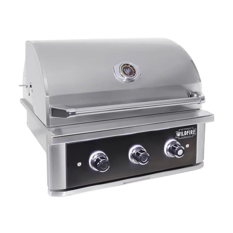 Wildfire Outdoor Living Ranch Pro 304 Stainless Steel Propane Gas Grill, 30" (WF-PRO30G-RH-LP) (SAK18437)