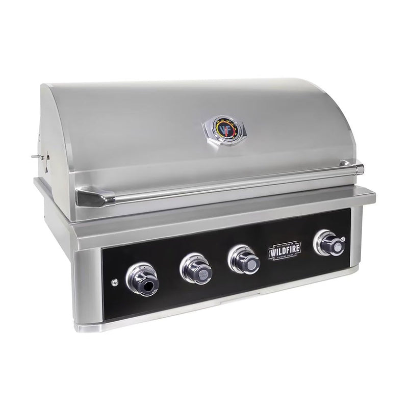 Wildfire Outdoor Living Ranch Pro 304 Stainless Steel Propane Gas Grill, 36" (WF-PRO36G-RH-LP) (SAK28346)