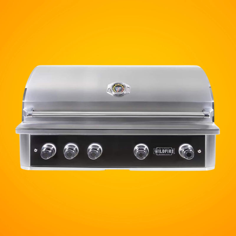 Wildfire Outdoor Living Ranch Pro 304 Stainless Steel Propane Gas Grill, 42" (WF-PRO42G-RH-LP) (SAK50263)