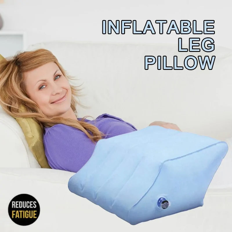 Inflatable Leg Pillow for Travel and Relaxation