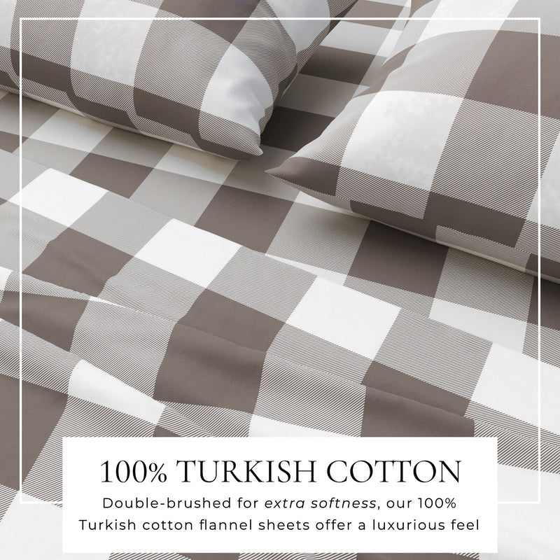Turkish Cotton Flannel Sheet - Belle Collection