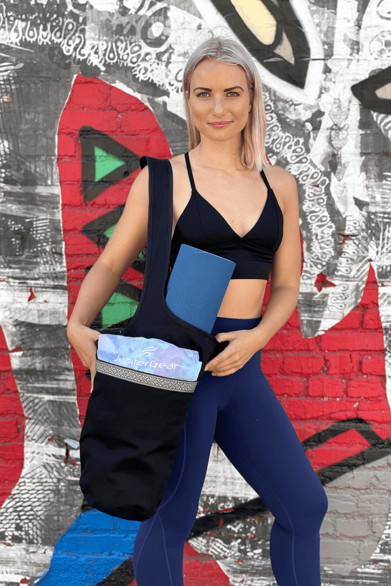 Yoga Mat Carrying Tote Bag – Durable, Spacious & Stylish for On-the-Go Fitness