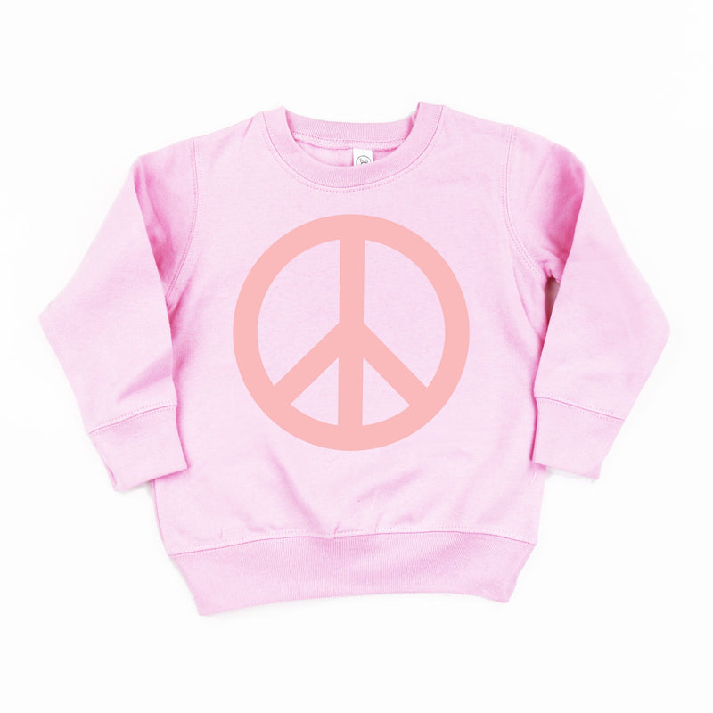 Peace Sign - Full Size Design on Front - Child Sweater