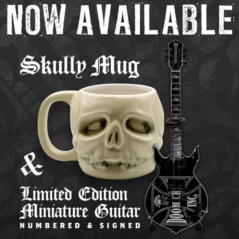 Zakk Wylde Signed Heathen Grail Mini Guitar - Wylde Audio Replica Collectible by AXE HEAVEN®