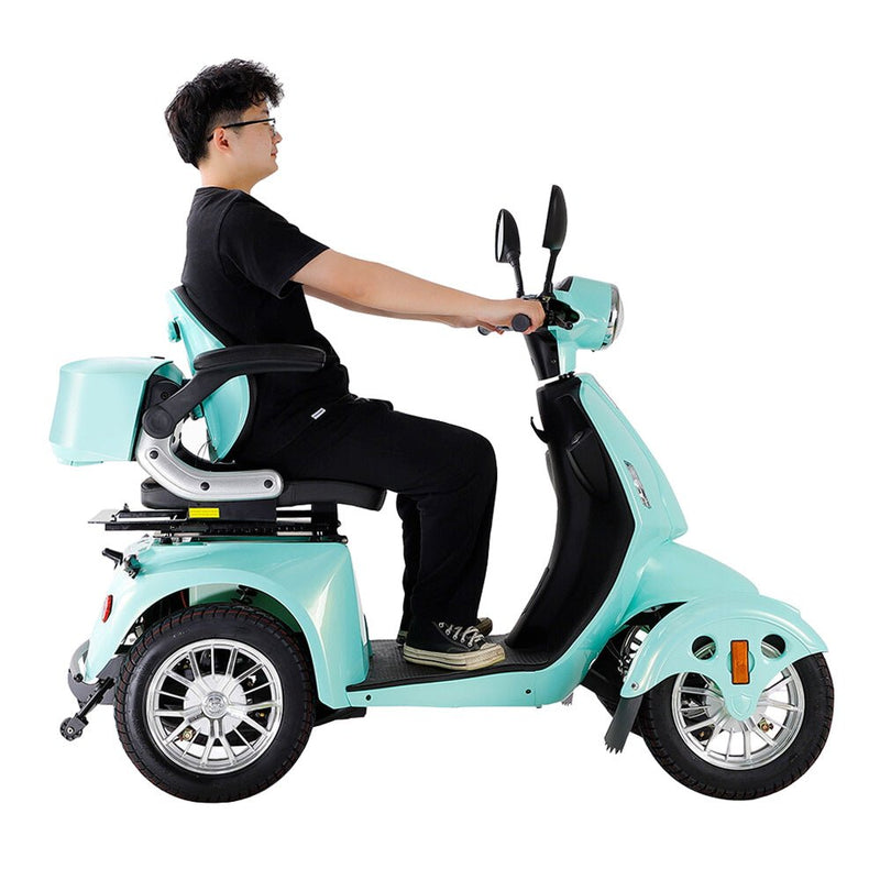 Zvg Heavy-Duty 800W 60V/20AH Four Wheel All-Terrain Travel Mobility Scooter For Adults And Seniors, 500LB (SAK97156)